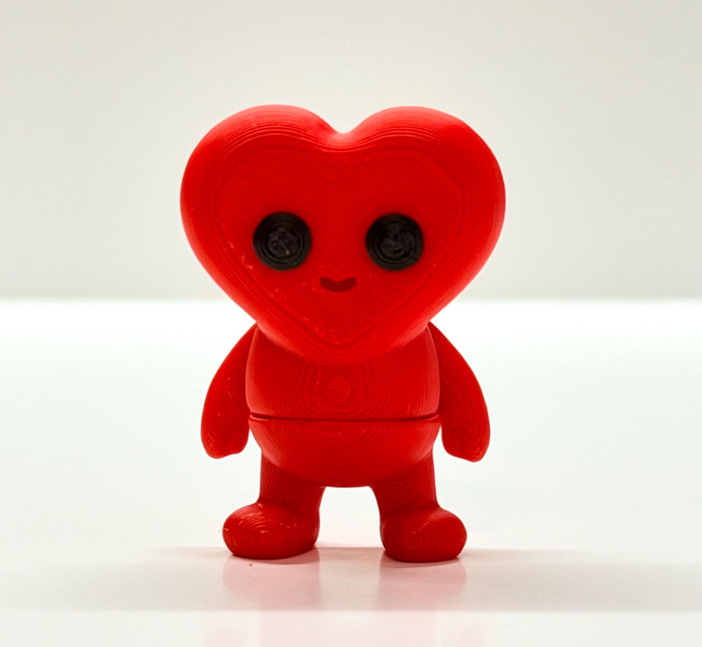 Flexi Heart Figurines – Set of 6 | Valentine’s Day Decor & Gifts