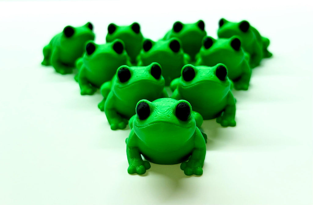 Articulating 3D Printed Frog – Flexible Fidget Toy & Desk Decor