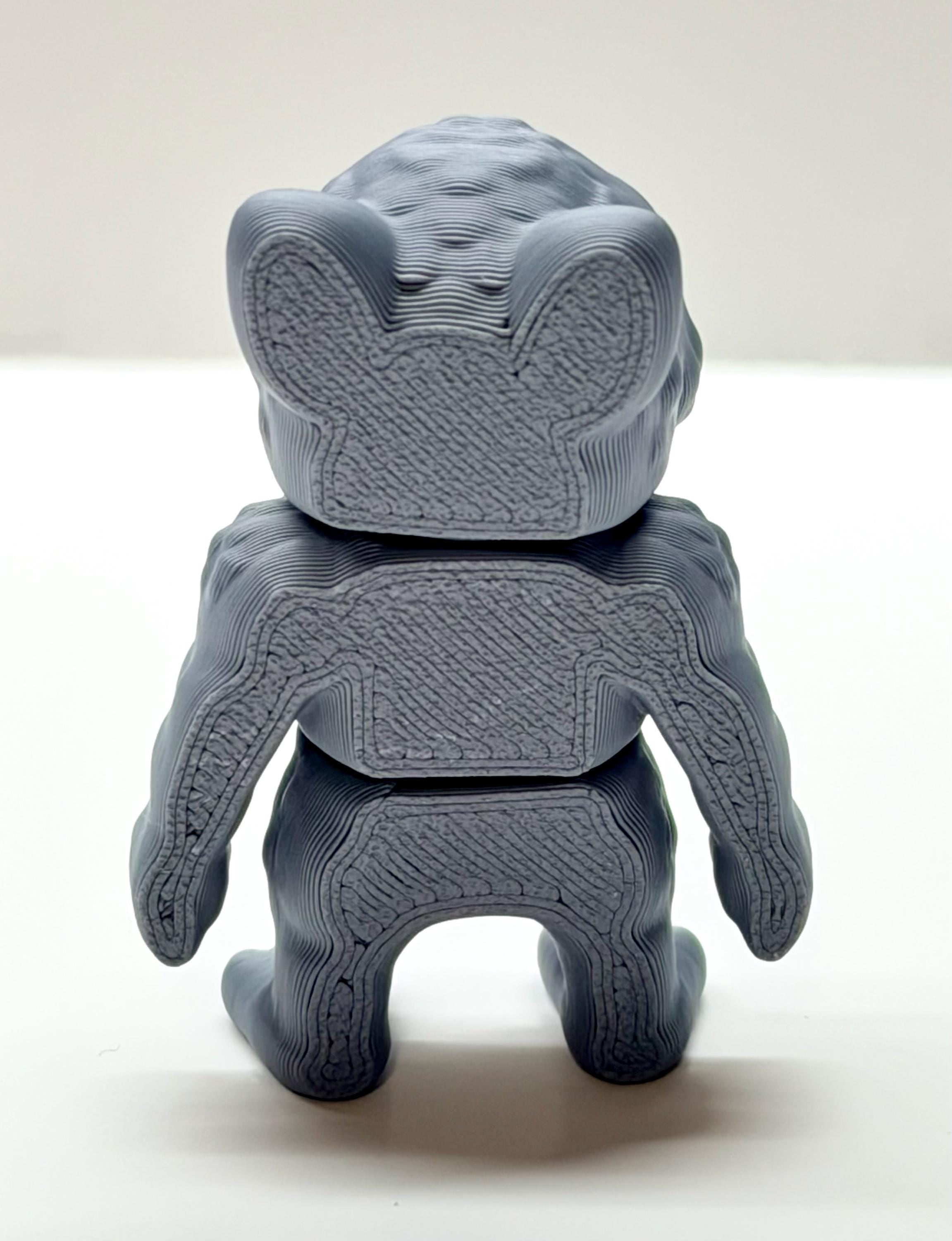 Werewolf Figurine | 3D Printed Werewolf Desk Decor | Monster Art Toy | Handmade Creature Collectible Gift