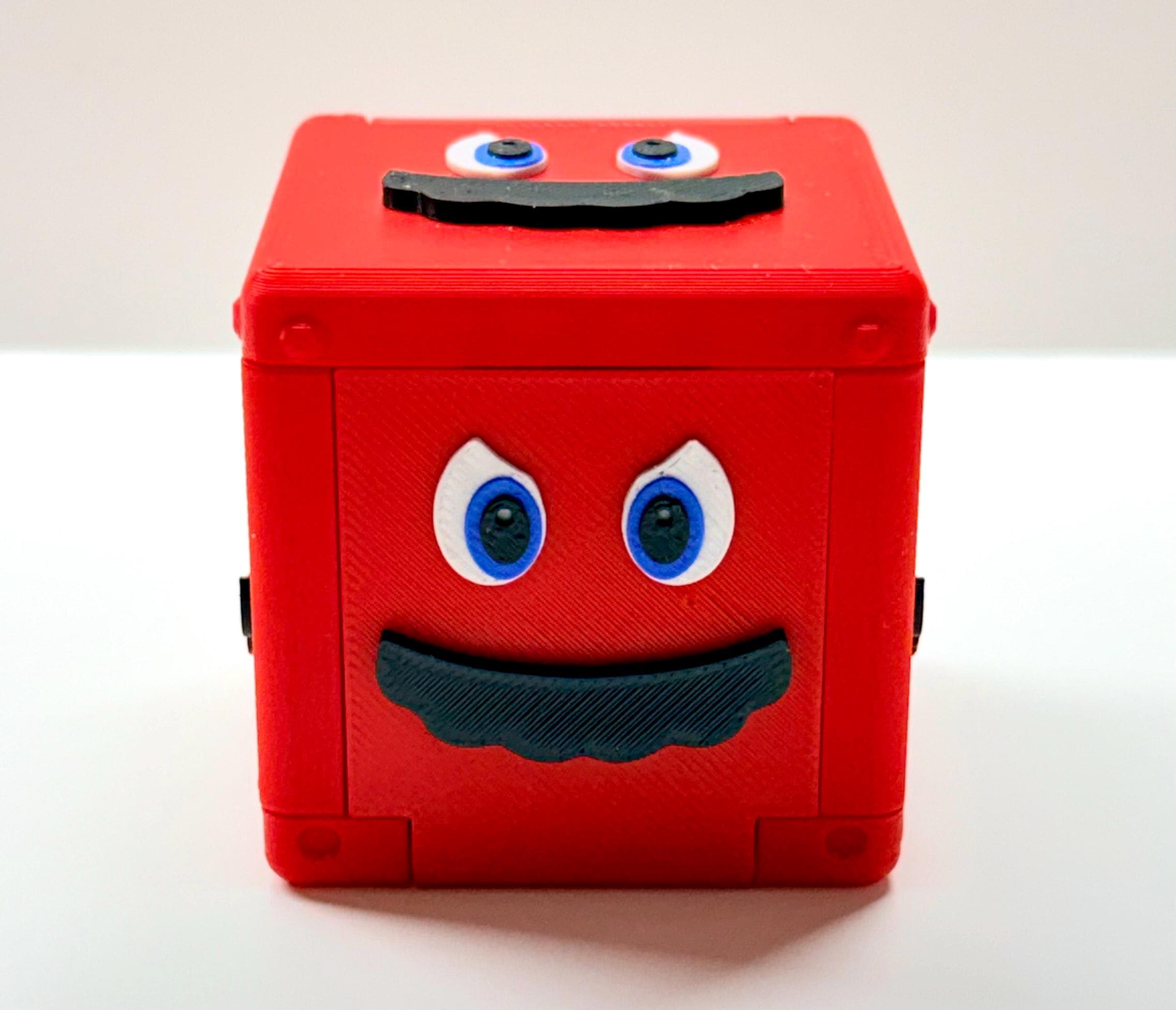 Mario-Inspired Articulating Cube Nintendo Switch Game Holder | 3D Printed Switch Cartridge Organizer