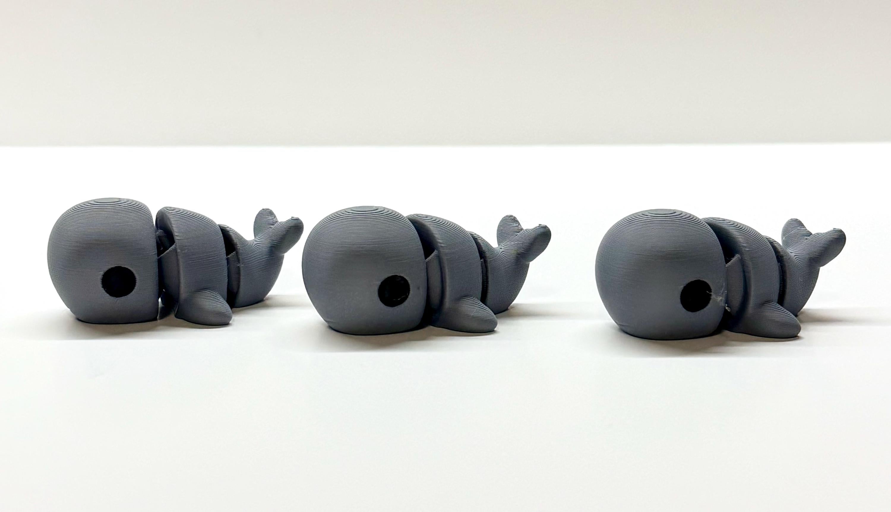 Articulated Whale Fidget Toy | 3D Printed Desk Toy | Sea Creature Decor | Collectible Gift