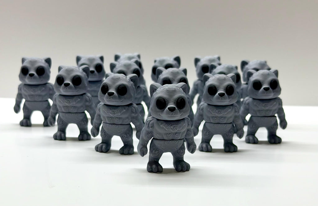 Werewolf Figurine | 3D Printed Werewolf Desk Decor | Monster Art Toy | Handmade Creature Collectible Gift