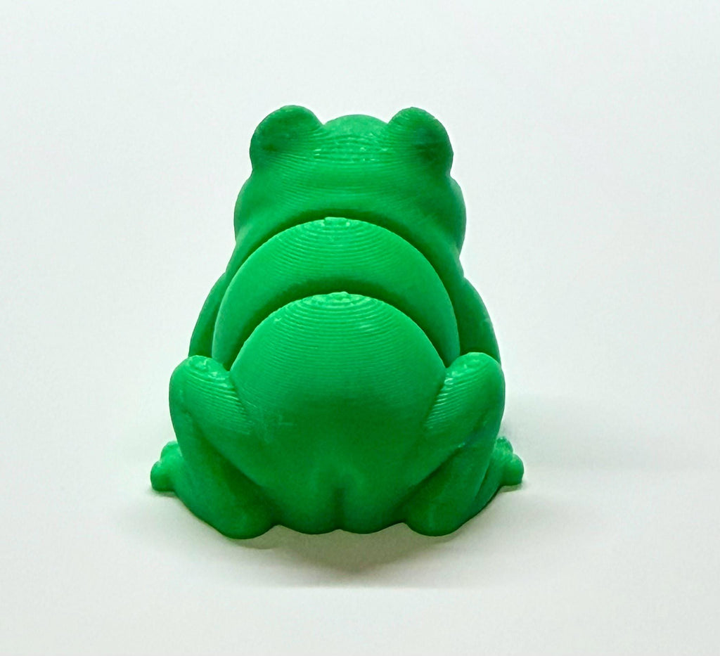 Articulating 3D Printed Frog – Flexible Fidget Toy & Desk Decor