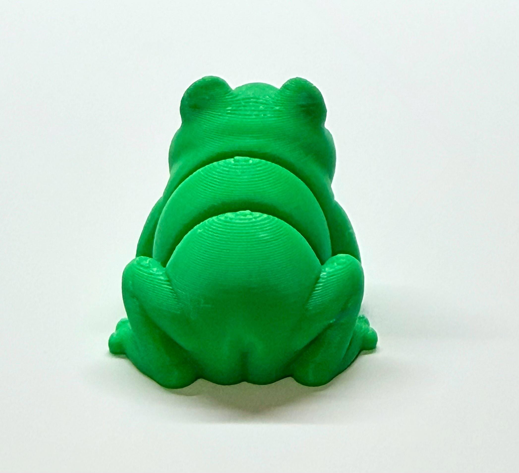 Articulating 3D Printed Frog – Flexible Fidget Toy & Desk Decor