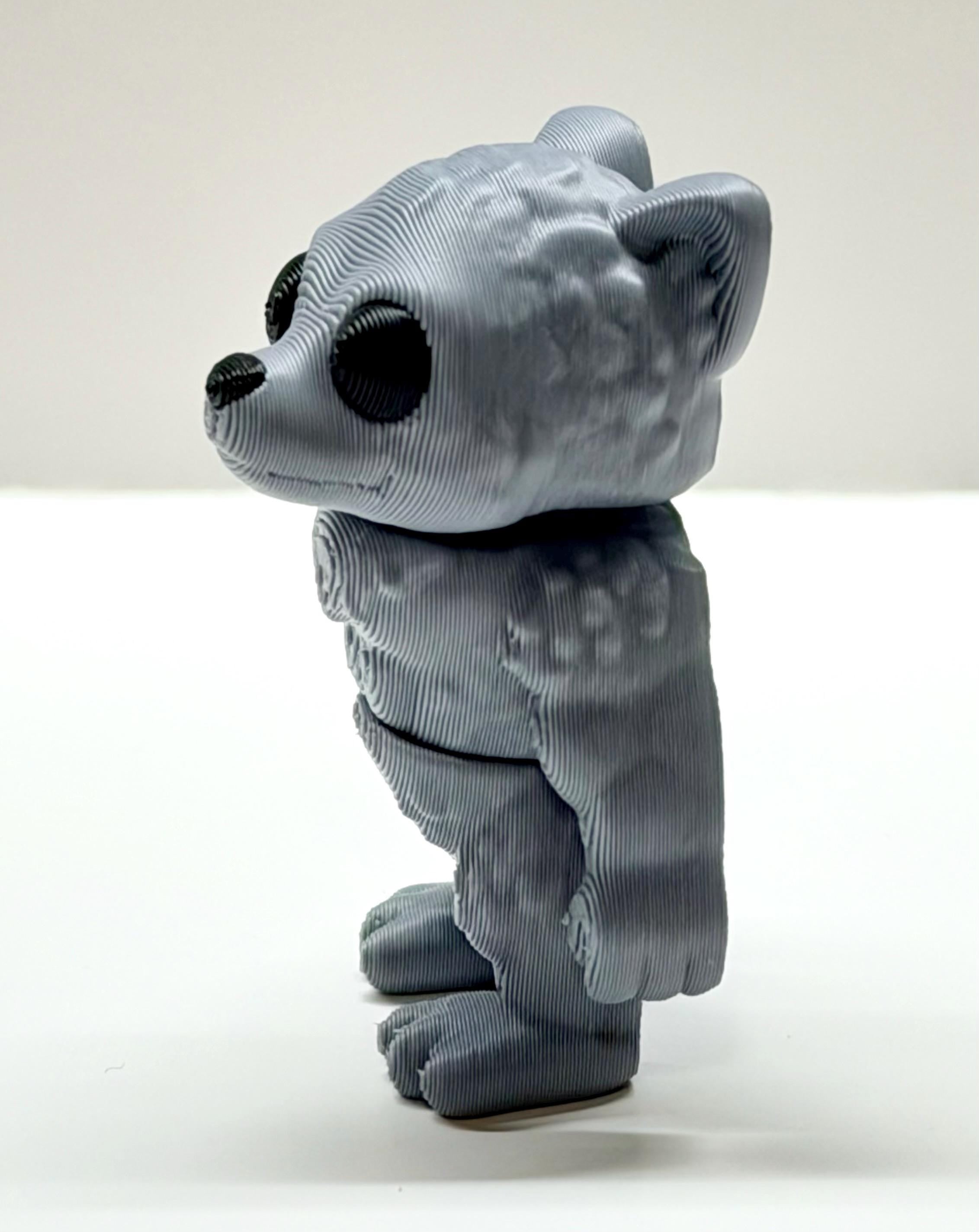 Werewolf Figurine | 3D Printed Werewolf Desk Decor | Monster Art Toy | Handmade Creature Collectible Gift