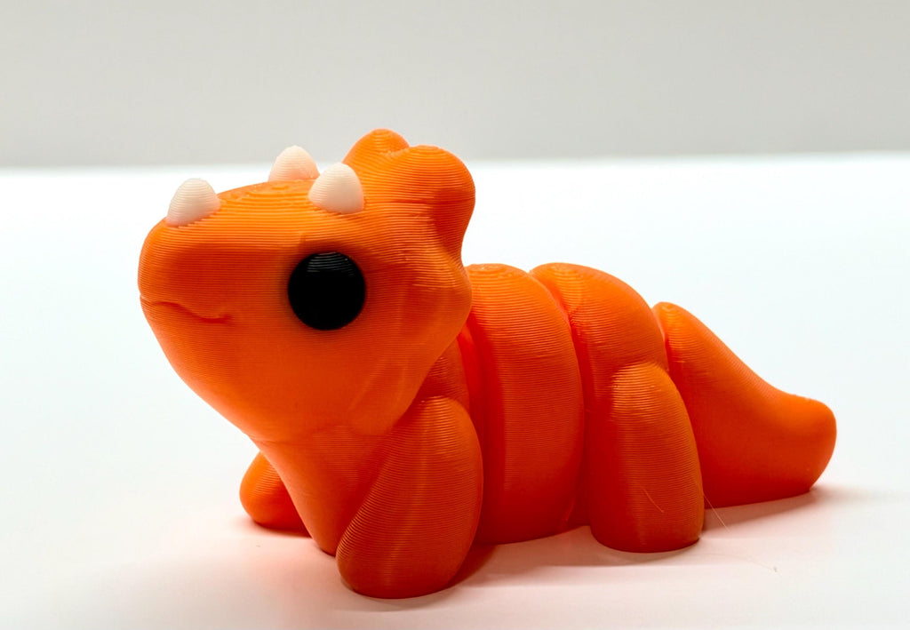 Articulated Mini Dinosaur Fidget Toy | 3D Printed Dino Figure | Flexible Desk Toy
