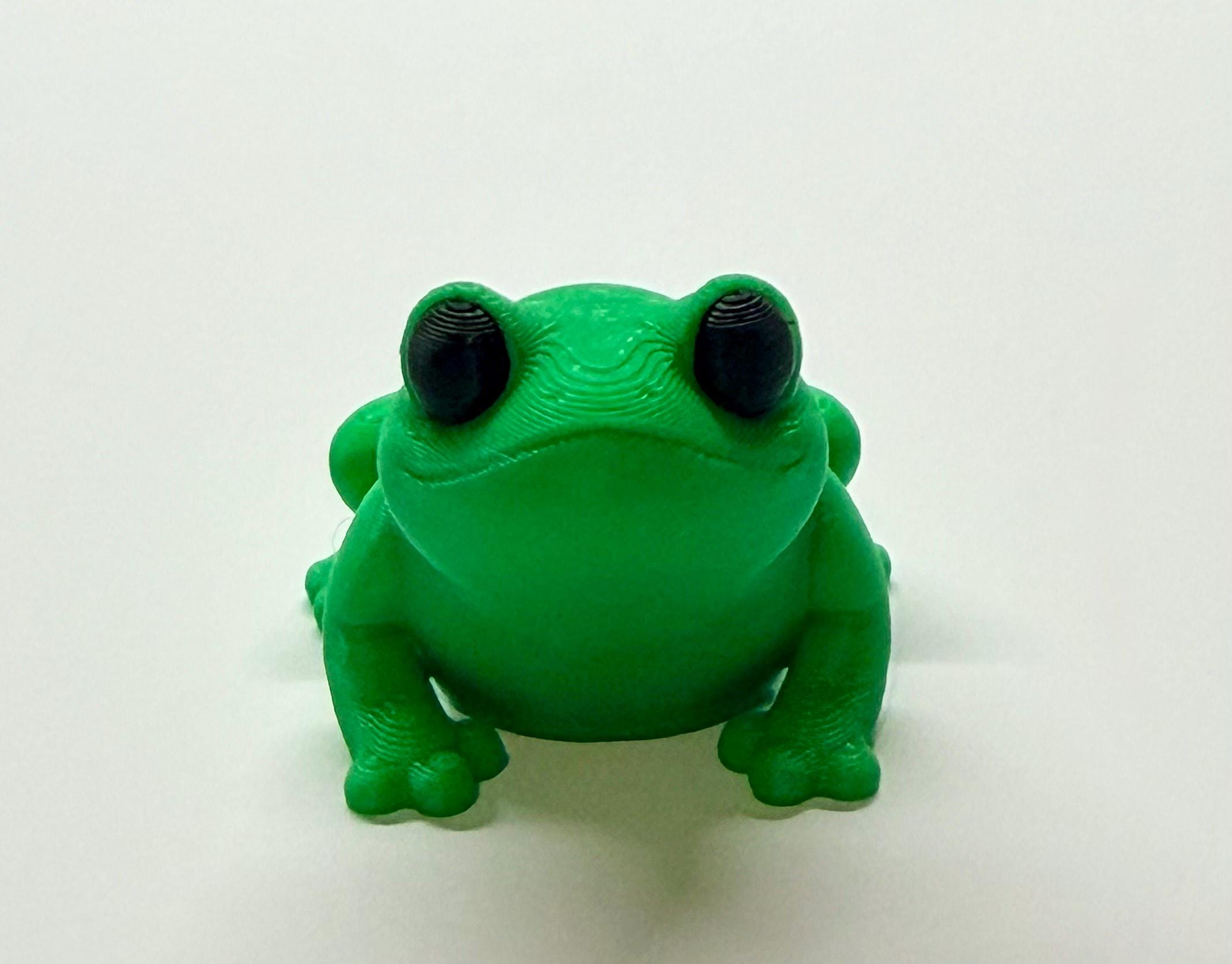Articulating 3D Printed Frog – Flexible Fidget Toy & Desk Decor