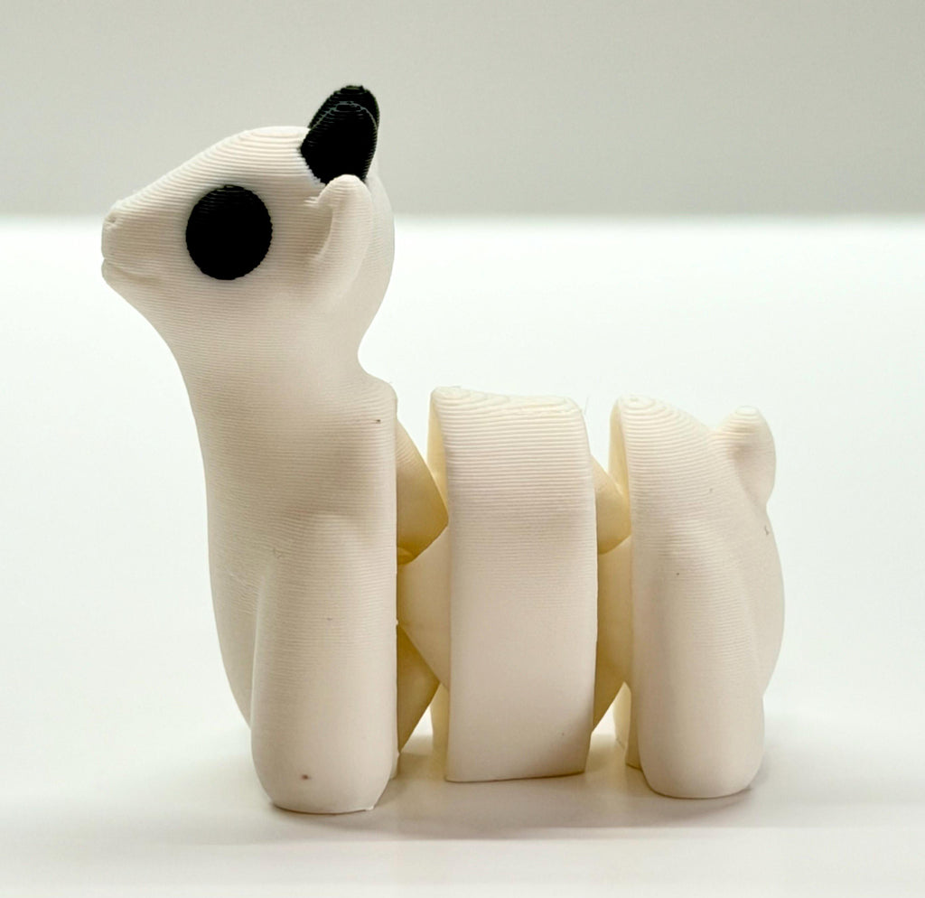 Articulating 3D Printed Goat Figurine | Flexible Desk Toy |Farm Animal Decor | Fidget Toy