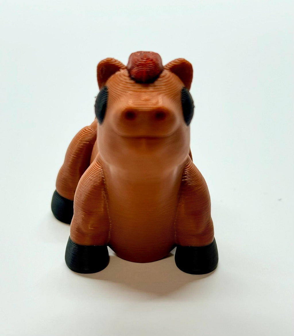Articulating 3D Printed Horse Figurine – Flexible Fidget Toy & Desk Decor