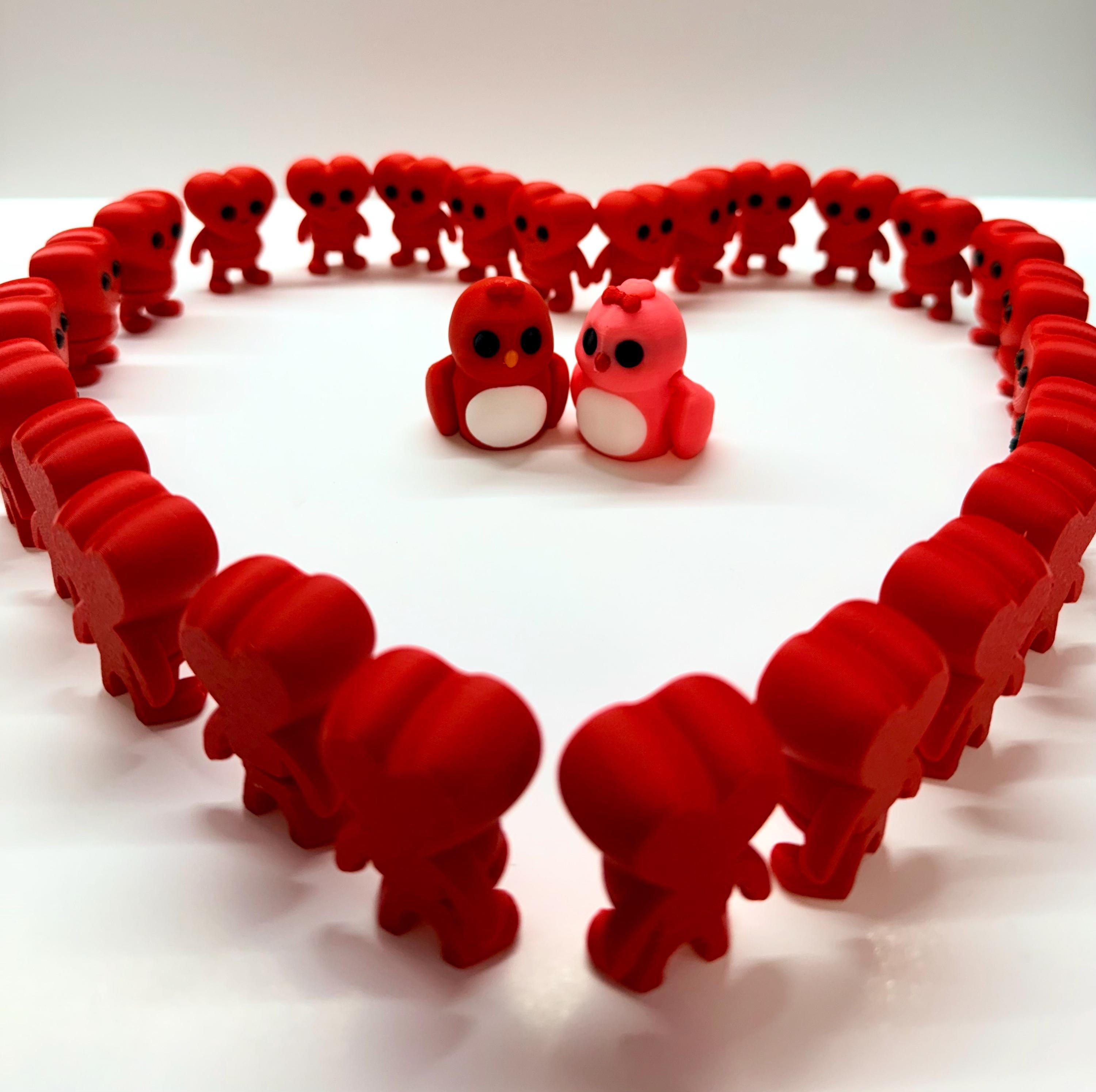 Love Bird Flexi's– Valentine’s Day Pair (Pink & Red)