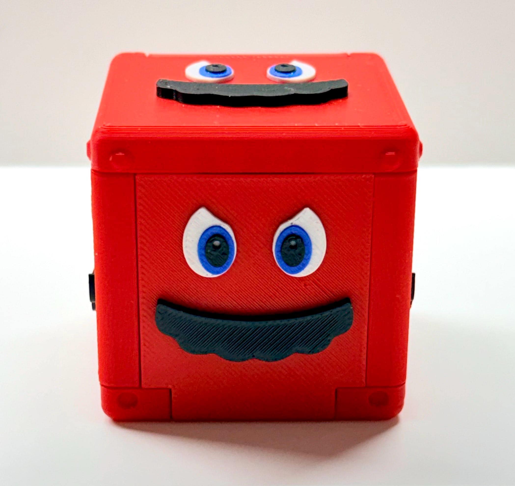 Mario-Inspired Articulating Cube Nintendo Switch Game Holder | 3D Printed Switch Cartridge Organizer