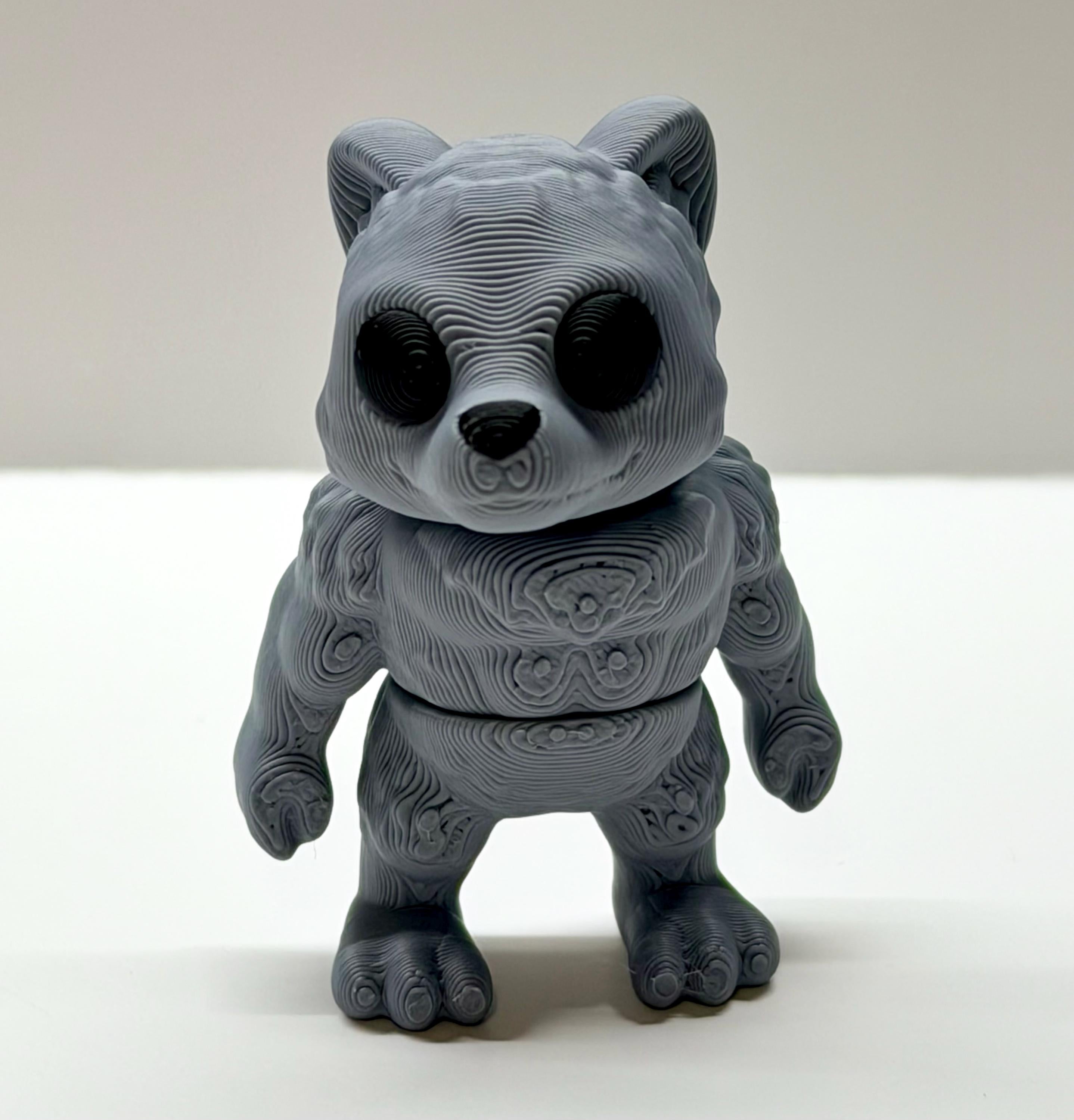 Werewolf Figurine | 3D Printed Werewolf Desk Decor | Monster Art Toy | Handmade Creature Collectible Gift