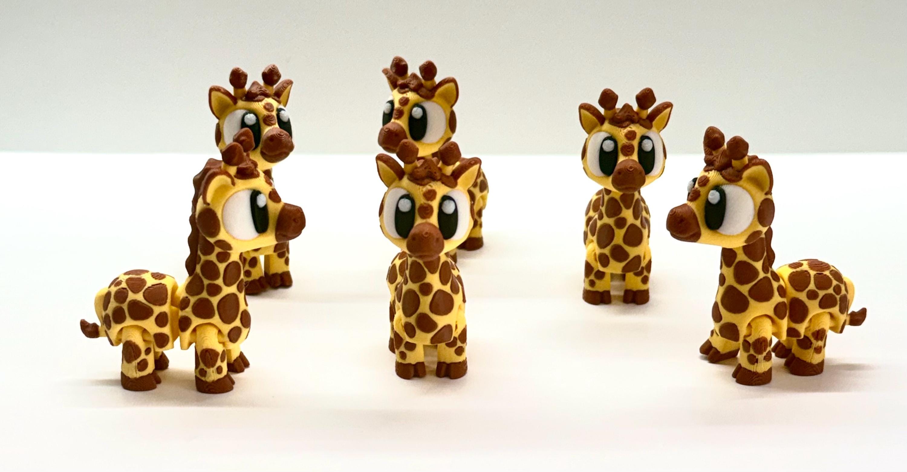 Articulating 3D Printed Giraffe – Flexible Fidget Toy & Desk Decor