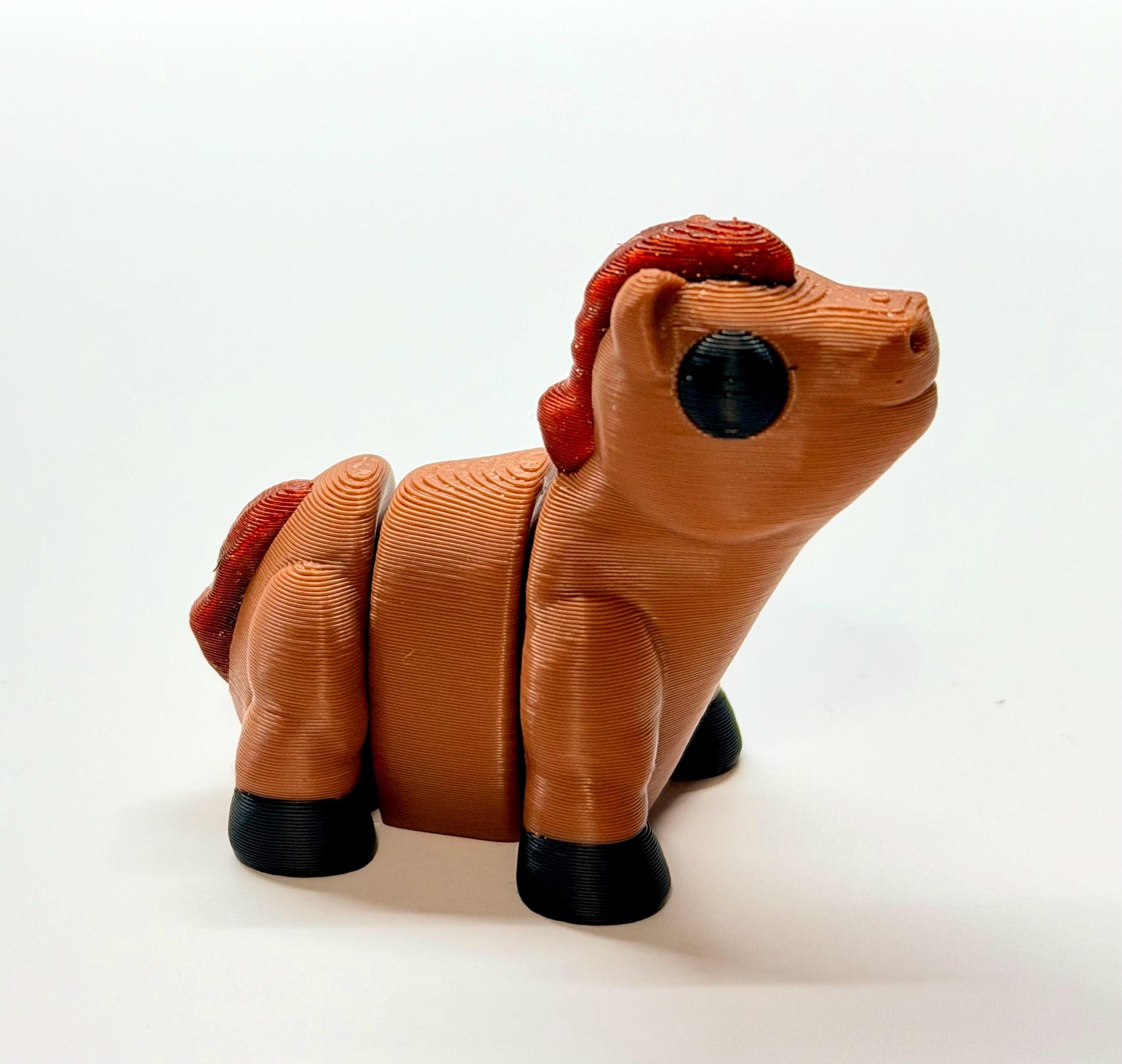 Articulating 3D Printed Horse Figurine – Flexible Fidget Toy & Desk Decor