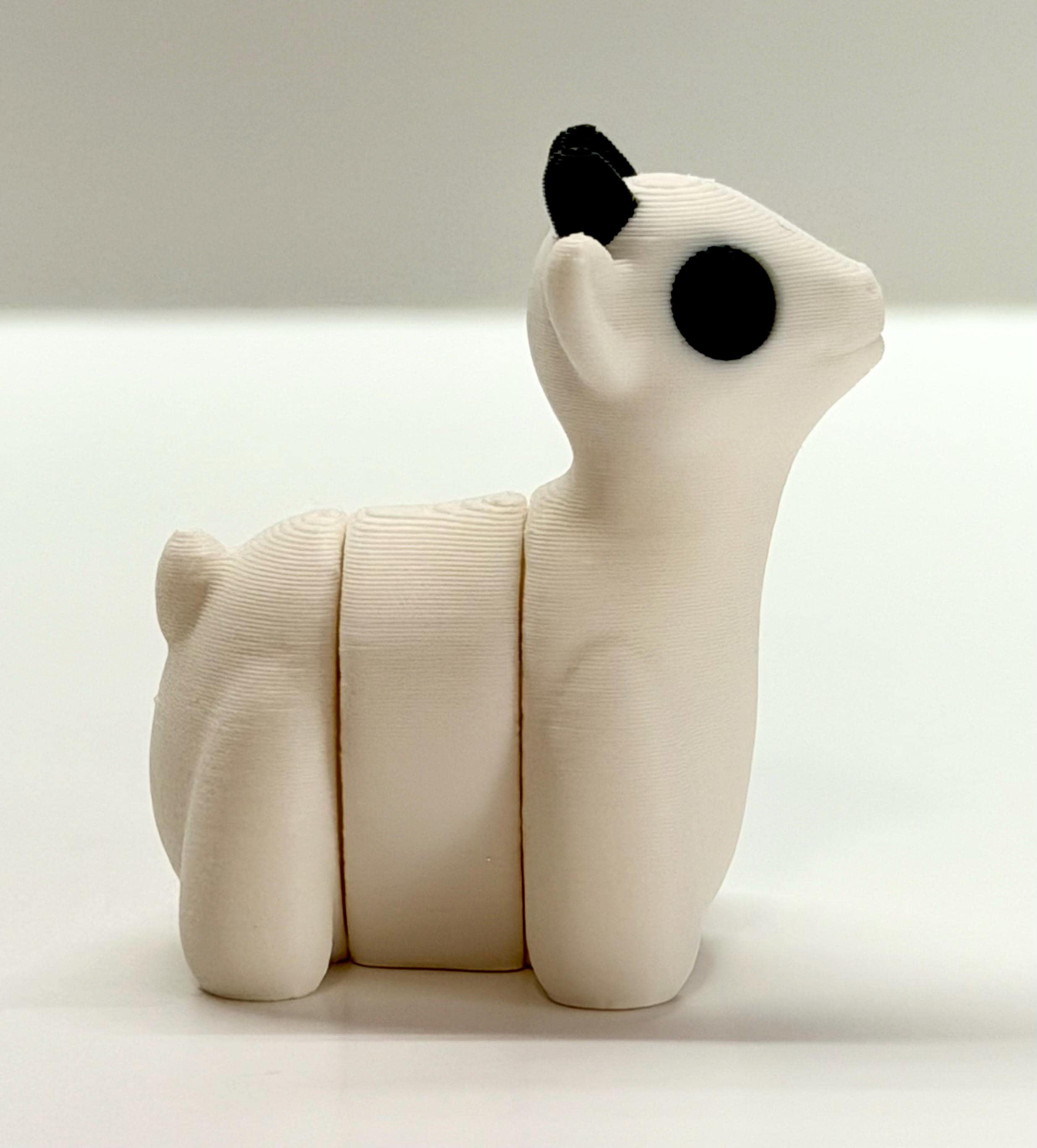 Articulating 3D Printed Goat Figurine | Flexible Desk Toy |Farm Animal Decor | Fidget Toy